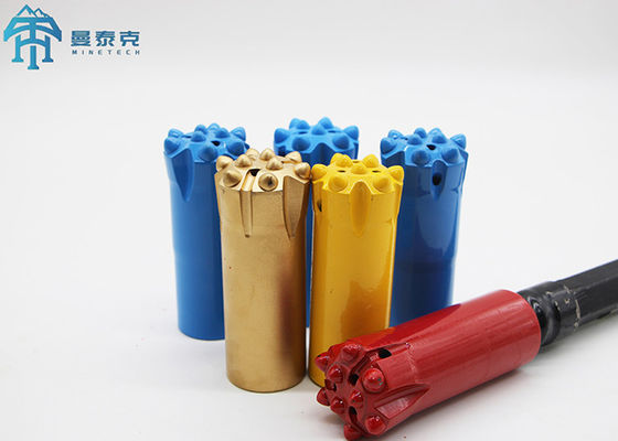 R32 Konu Düğme Bit Kaya Matkap Sert Alaşım