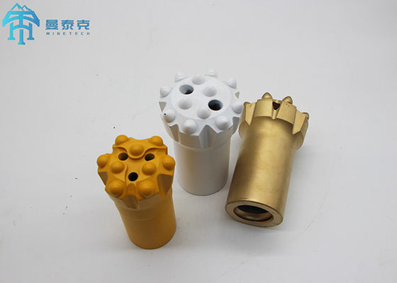 T38 Top Hammer Thread Button Bits Tungsten Karbür ve Yüksek Güçlü Alaşımlı Çelik