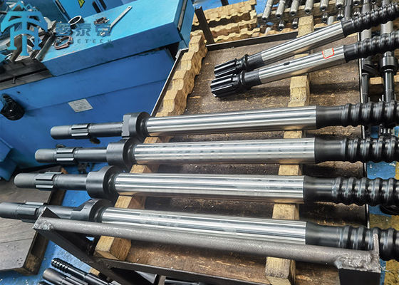 760mm Spline Uzunluğu 108mm Adaptör Diametresi 9kg Ağırlık Top Çekiç Matkapları için Şank Adaptörü