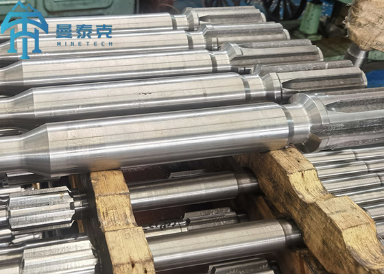 HLX5 T38 500mm Sandvik Tamrock Kaya Delme Makinesi için Dövme Çelik Sap Adaptörü