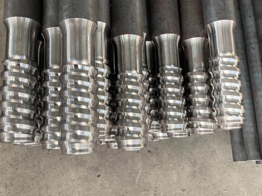 R32 Yuvarlak Drifter Top Hammer Drill Tube Thread Drill Rod For Tunneling Boring Blasting