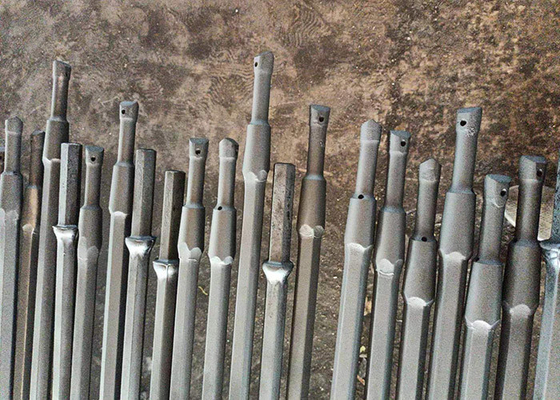 Küçük delikleri delmek için çisel başlı entegral matkap çubuğu Hex22x108mm