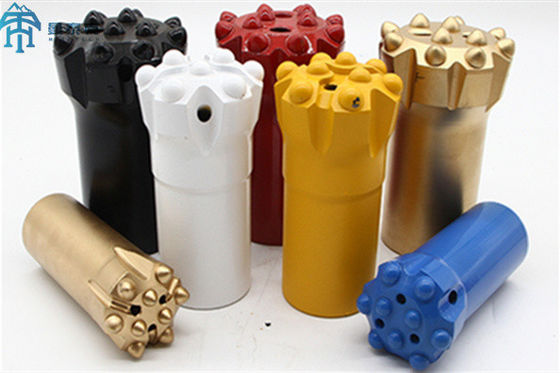 Uzun delikli delme çekme düğmesi T38 76 mm ipli