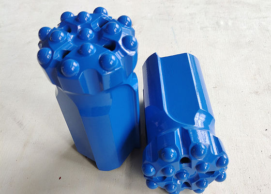 Top Hammer 76mm T45 Kapatma Düğmesi Bit Çimento Karbid Madencilik Aracı