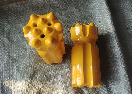 Çekilme matkap düğmesi T45 76mm Maden için