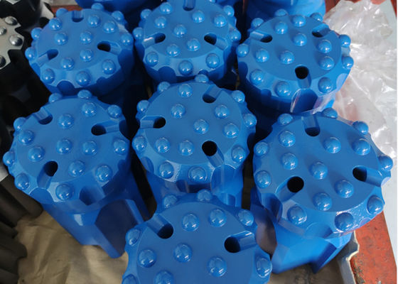 Yeraltı madenciliği için düz yüzlü 89mm T51 iplik düğme parçası