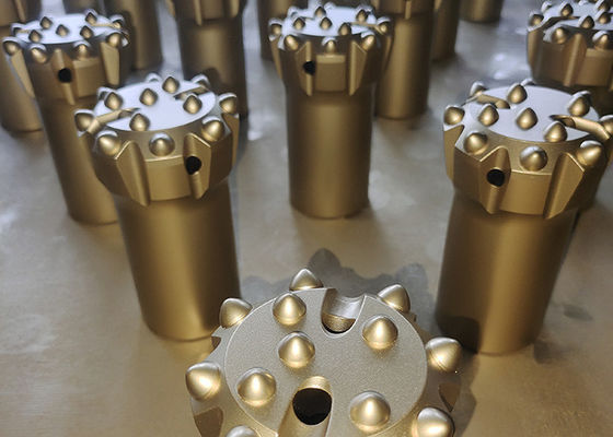 R32 76mm 45CrNi iplik düğme parçaları 13 karbidle üst çekiç sondaj aletleri için