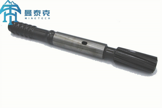 Thread T38 Tunneling için Çubuk Adaptörü Drift ve Tunneling Uygulamaları için 380mm Uzunluğunda Top Hammer Drill Aletleri