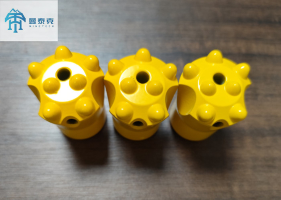 11 derece Broca 34mm 7 Düğme Taper Drill Bit Madencilik Boğma Patlama