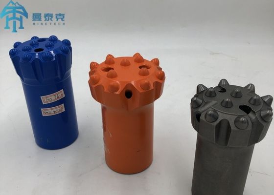 76mm T45 Döner İnşaatı ve Yeraltı Madenciliği Yeteneği ile Açık Çukur Madenciliği için Dönerli Düğme Bit