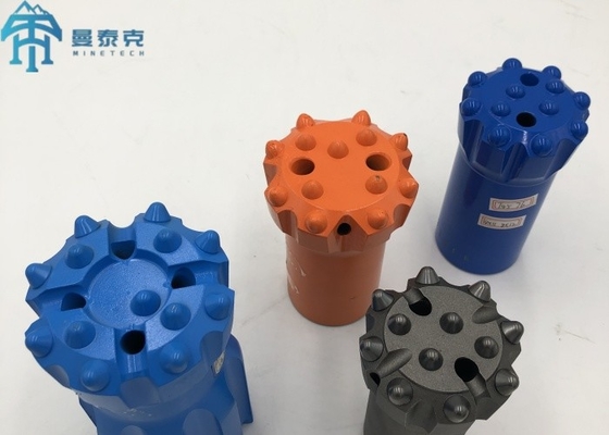 R38 76 mm iplik düğme matkapı Düz yüz matkapı kayalık delme için