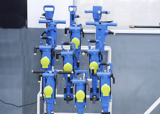 Madencilik ve Taş Ocağı için 5m Delme Derinliği ve 27kg Ağırlığa Sahip Taşınabilir YT29A Pnömatik Kaya Delme Makinesi