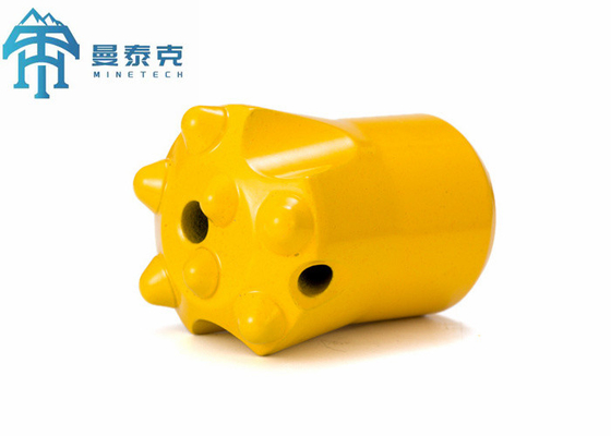 11 derece Broca 32mm 6 Düğme Taper Drill Bit Madencilik Tünelleme Patlama