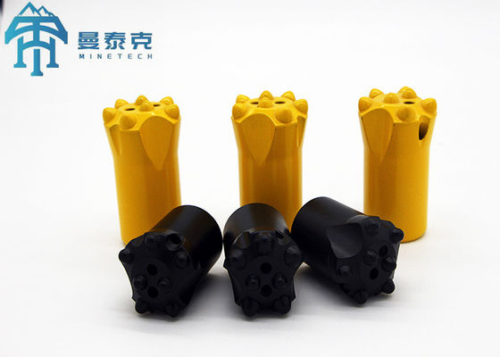 38mm Tapered Button Bit With 7 Tungsten Carbide Tips For Blasting Hole And Municipal Construction (Blasing Deliği ve Belediye İnşaatı İçin 7 Tungsten Karbür İpucu)