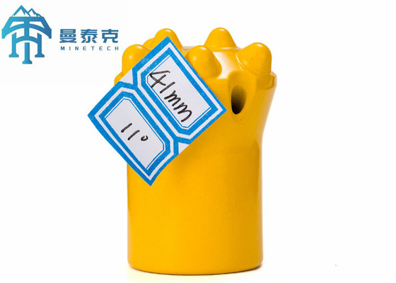 40 mm Tungsten Karbid Tapered Button Bit Hard Rock Drilling için