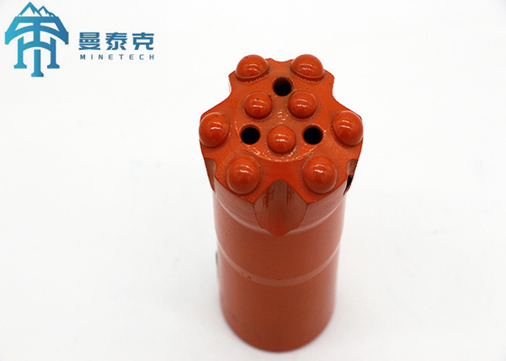 Güvenilir Kısa Eteği Tapered Button Bit 2 Flushing Holes 42mm