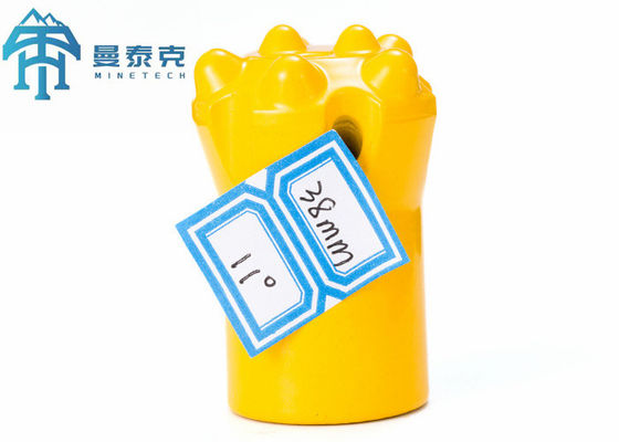 Karbür çelik 2 akıntı deliği olan konik düğme parçası