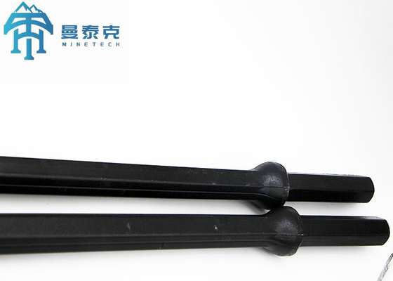 H25 Tapered Rock Drilling Tool Hexagonal Drill Rod Mining ve Quarry için