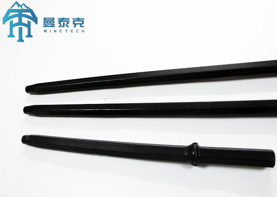 12° Taper Rock Drilling Tools Hex Shank Taper Drill Rod Mining için