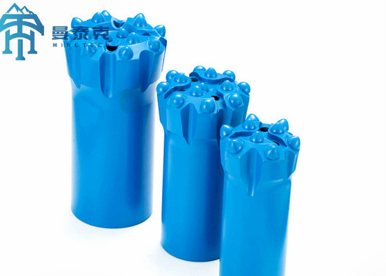 Madencilik Taşocakçılığı için T45 89mm Konu Kaya Delme Araçları Düğme Bit