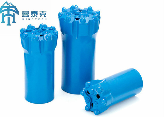 Mavi T38 64mm Konu Düğme Bit İnşaat Kullanımı ISO9001