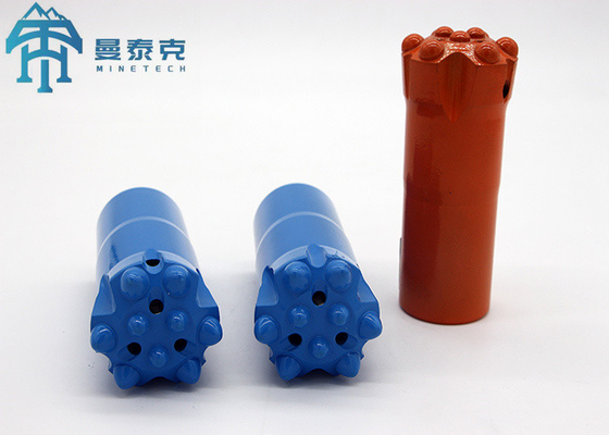 Alaşımlı Çelik 64mm T38 Kaya Delme Ucu Küresel / Balistik Şekil