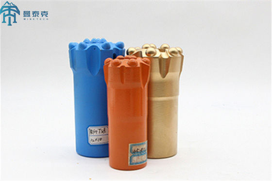 Altın Madeni Sondaj Aracı Konu Düğme Bit Çapı 51mm R32 Küresel