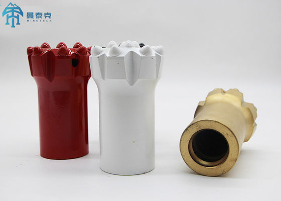 Madencilik İnşaat Kaya Kuyruklama Araçları Fildi Düğme Kısımları 76 mm çapı