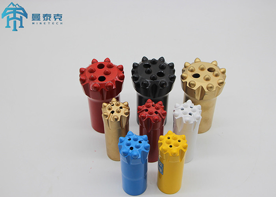Tophammer Kırma Diametresi 64mm R32 Filme Düğme Bit Sürükleyici Araç