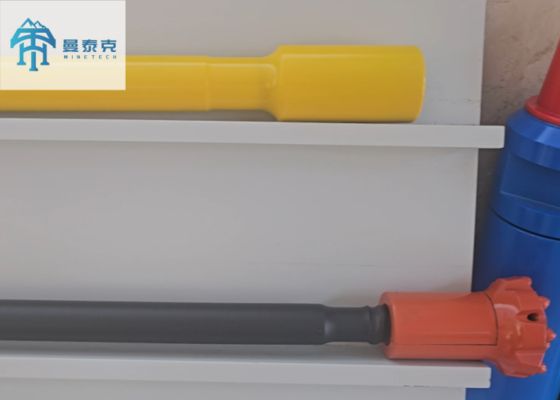T45 23CrNi3Mo alaşımlı çelikten yapılmış 3m 6m uzunluğunda ve %10 daha yüksek nüfuzlu yeraltı madenciliği için uzantı kaya delme aletleri