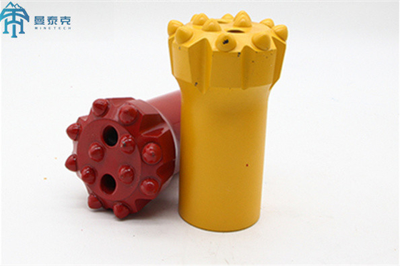 Madencilik Kaya için Üst Darbeli Matkap St58 102mm Konu Düğme Bit