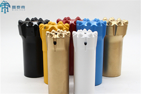 Madencilik İnşaatı için T38 64mm 10 Kaya Delici Düğme Uçları